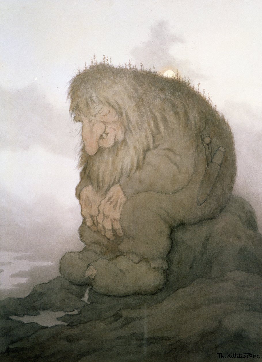 A troll, aki kíváncsi, hány éves alkotó: Theodor Kittelsen