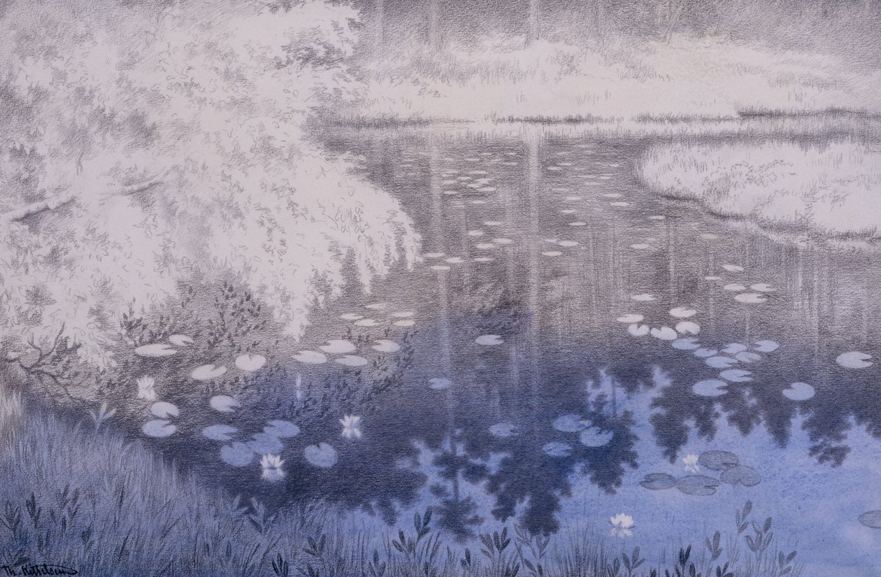 Svartebudaléban van egy tó alkotó: Theodor Kittelsen