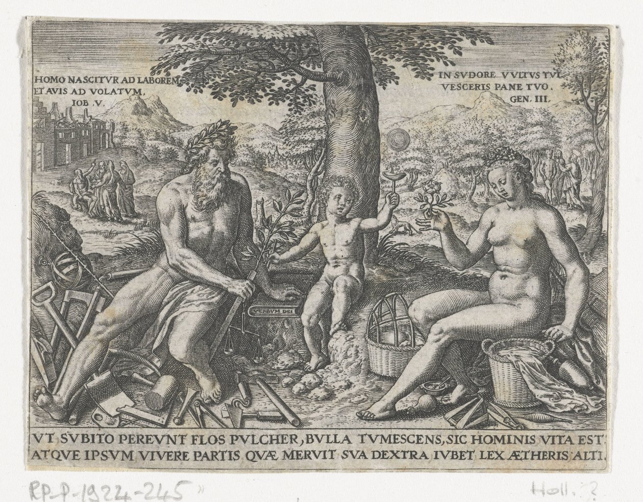 Bellenblazend jongetje A nemesség és a tudásra méltó közönséges jelképei.../ Stam und Wapenbuchlein... (sorozat címe) alkotó: Theodor de Bry (attributed to)
