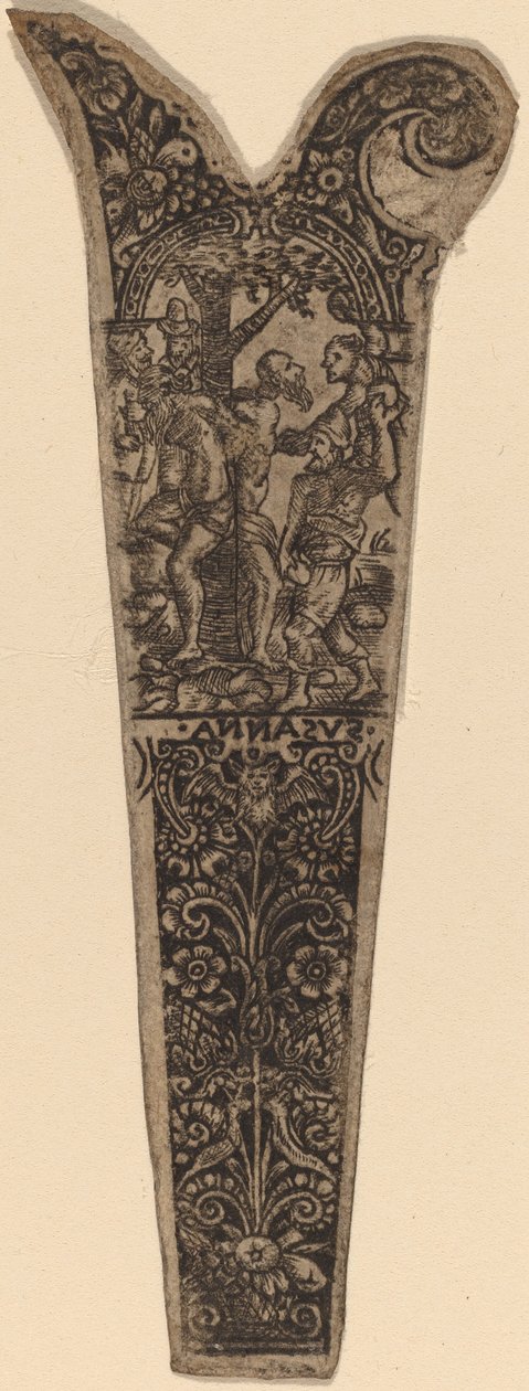 Dísz a kés nyeléhez alkotó: Theodor de Bry