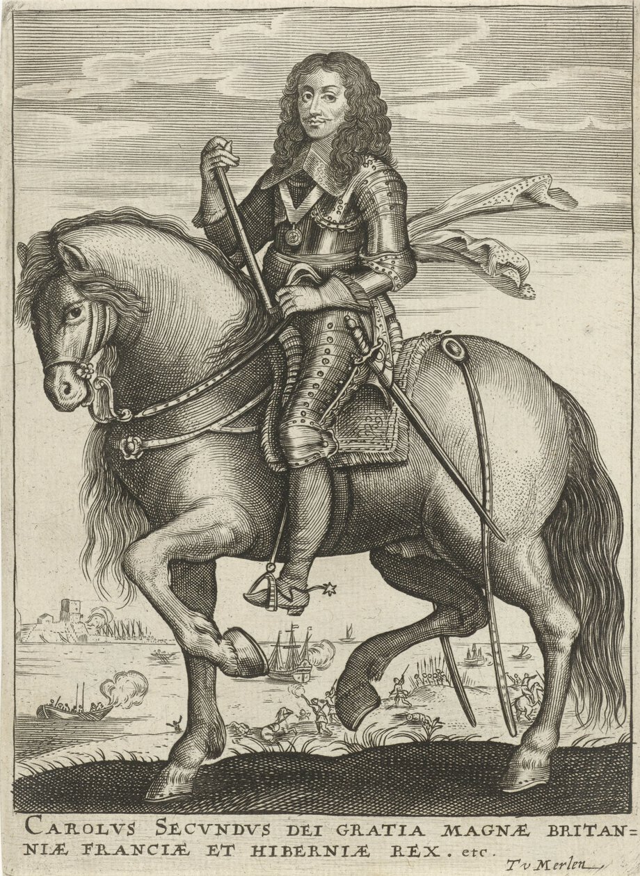 Károly angol király portréja alkotó: Theodor van Merlen (II)