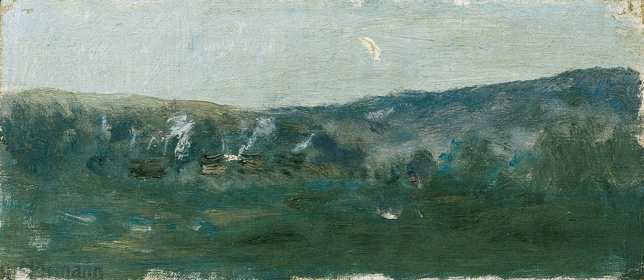 Dombos táj félholddal alkotó: Theodor von Hormann