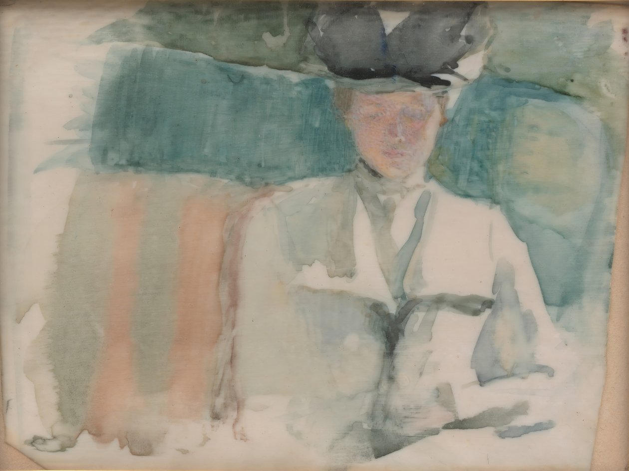 Hölgy portréja, kb. 1898. alkotó: Theodora W. Thayer