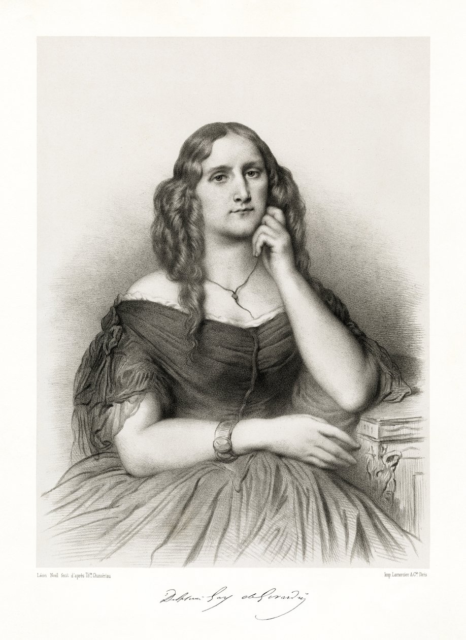 Delphine de Girardin, 1865-66 alkotó: Théodore Chassériau