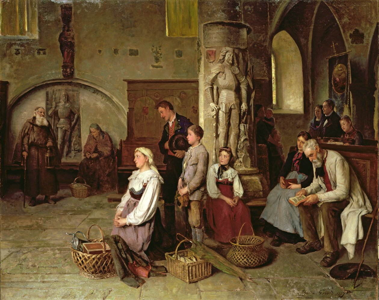 A templomban alkotó: Theodore Gerard