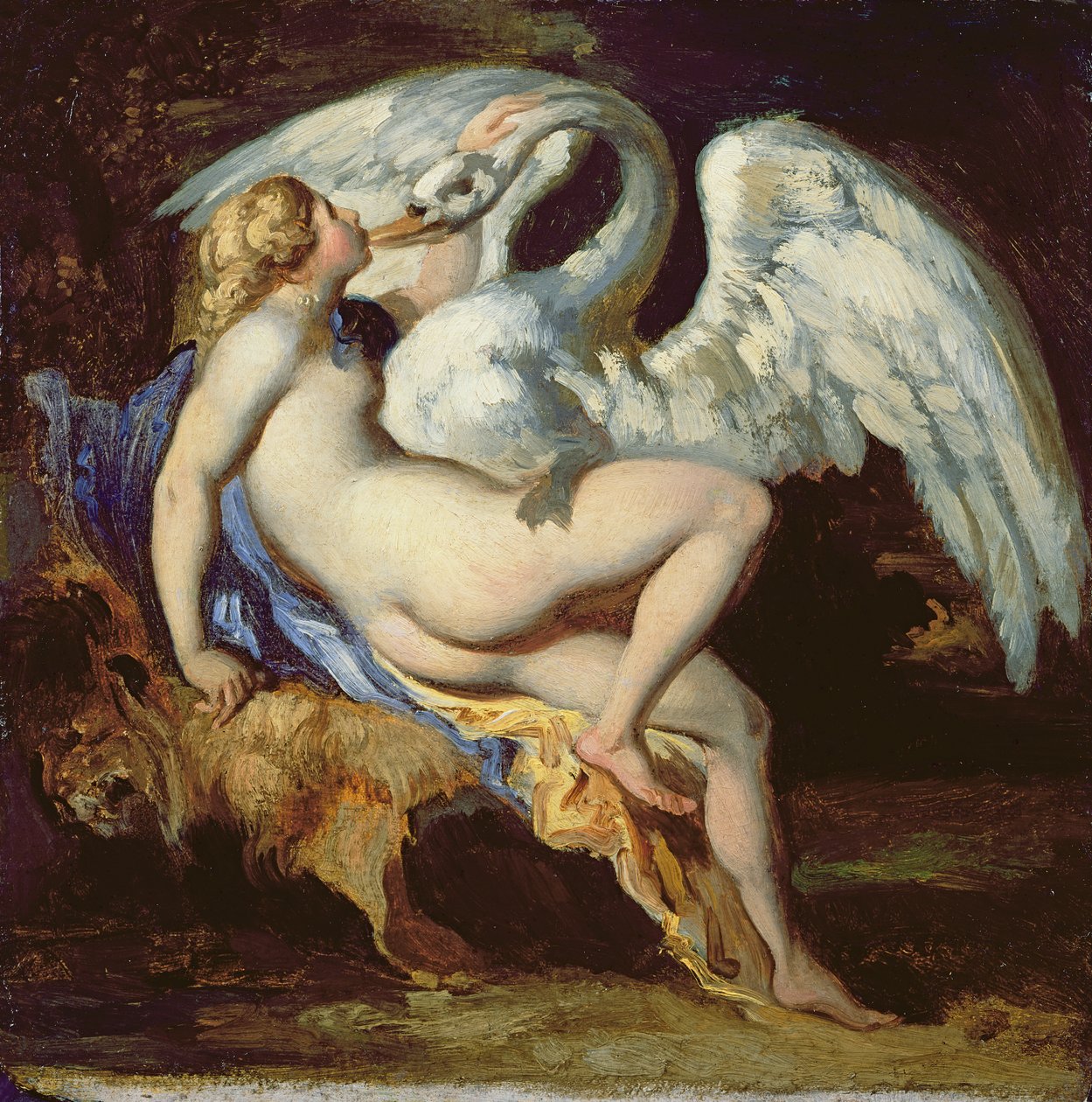 Léda és a hattyú alkotó: Theodore Gericault
