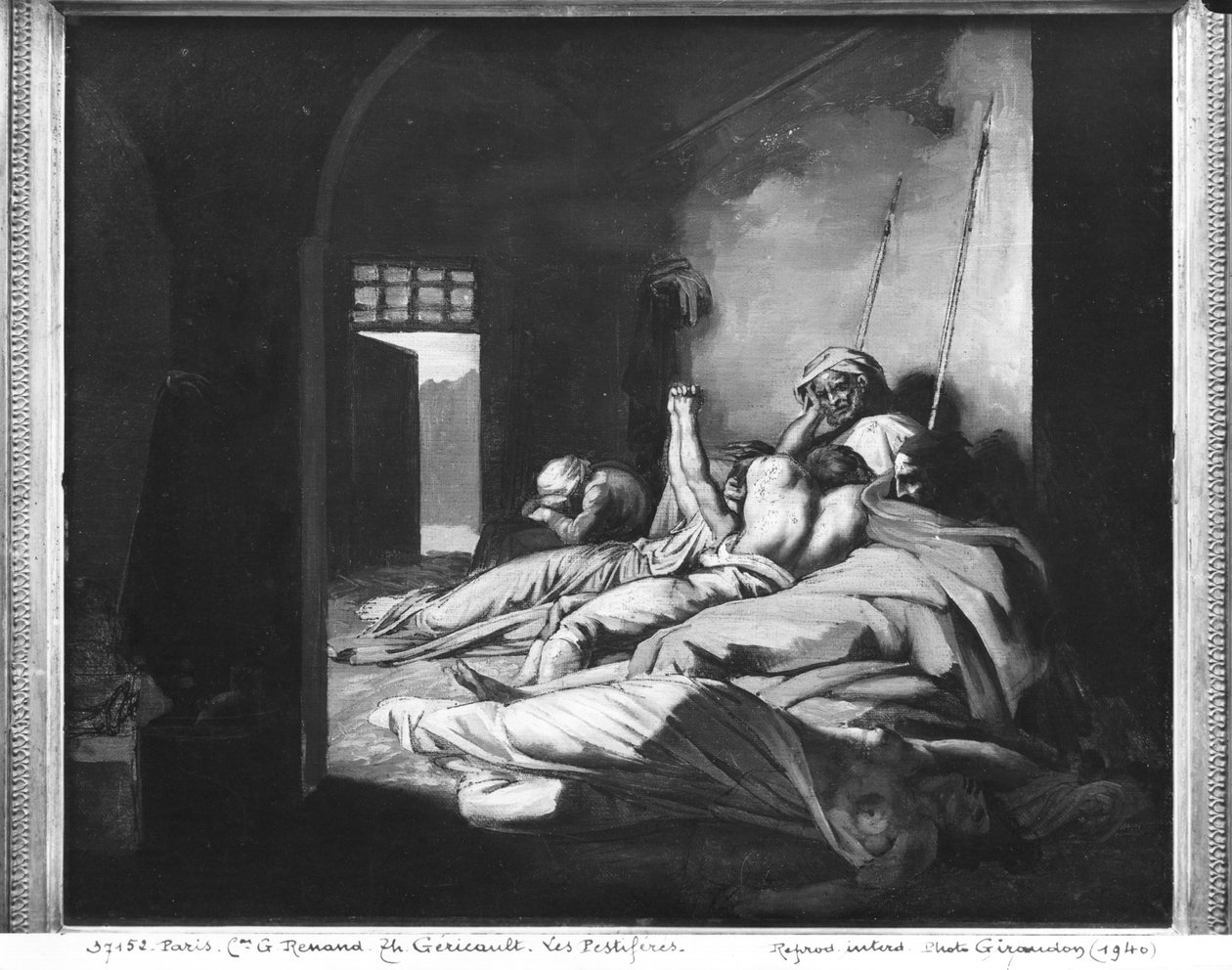 Pestis áldozatai alkotó: Theodore Gericault