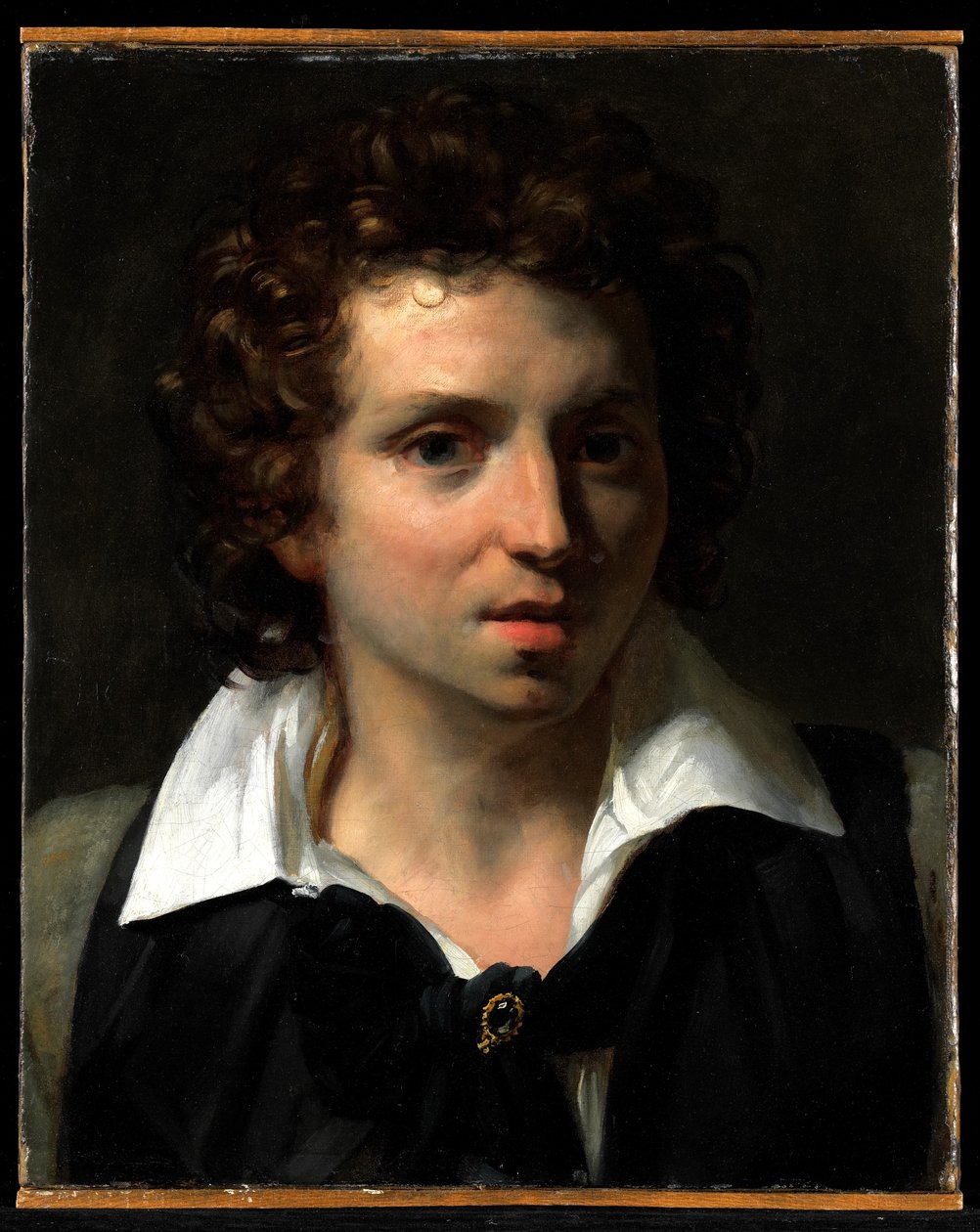 Egy fiatalember portréja, 1818 körül alkotó: Theodore Gericault