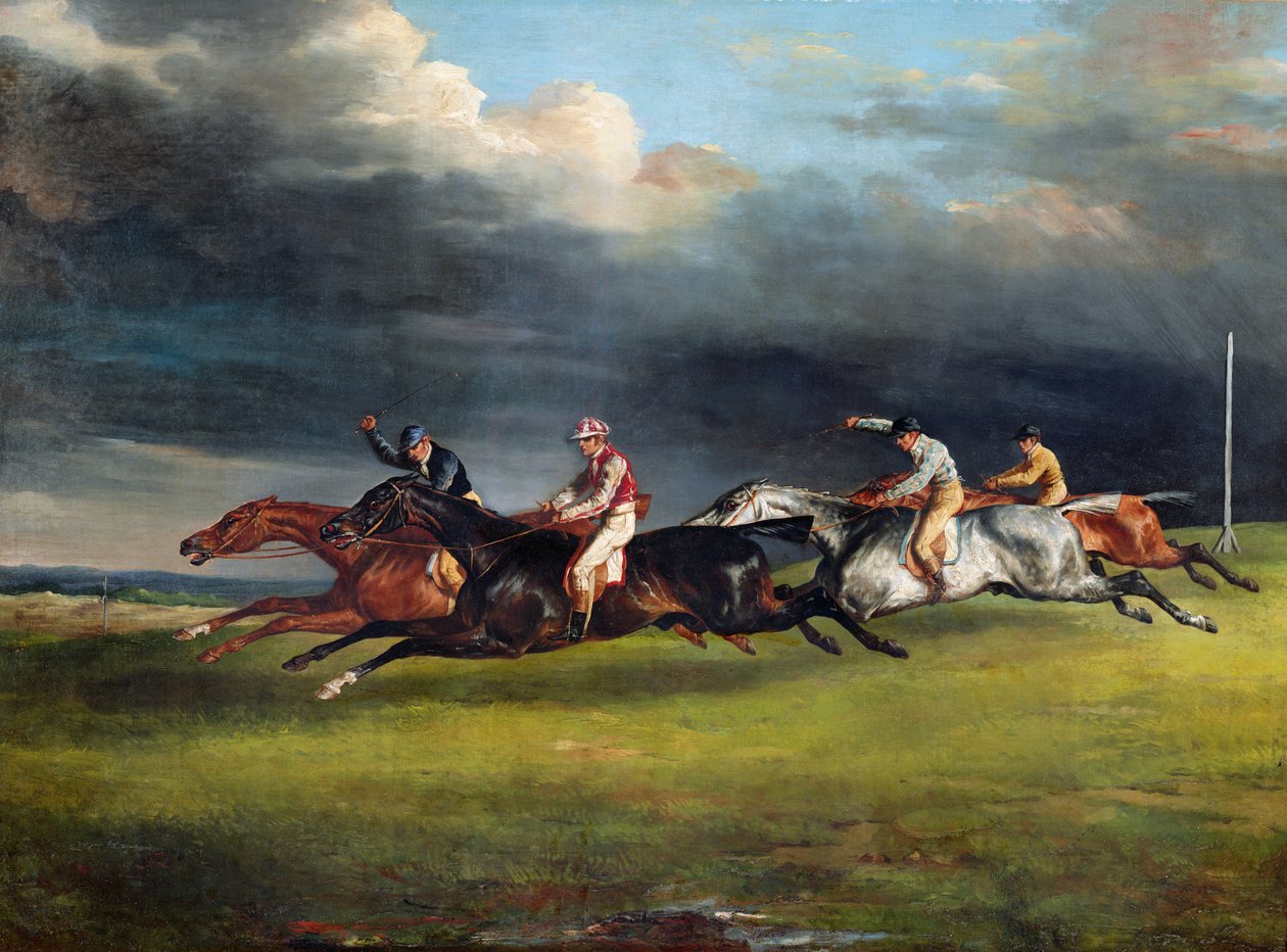 Az Epsom Derby, 1821 alkotó: Theodore Gericault