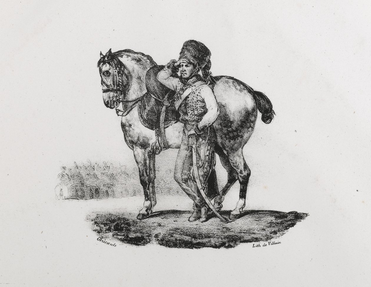 A huszárok trombitása, 1823 alkotó: Theodore Gericault