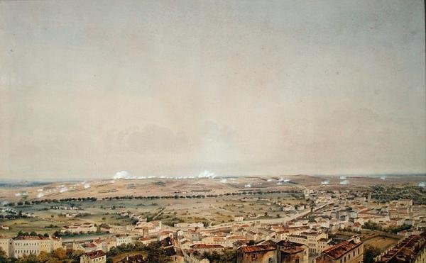 Toulouse-i csata, 1814. április 10. (wc papíron) alkotó: Theodore Jung