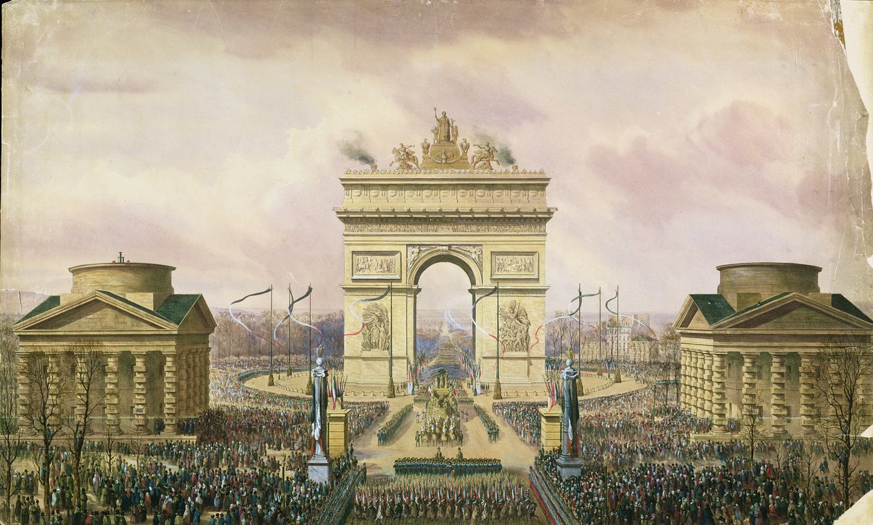 A császár hamvainak visszatérése Párizsba, 1840. december 15 alkotó: Theodore Jung