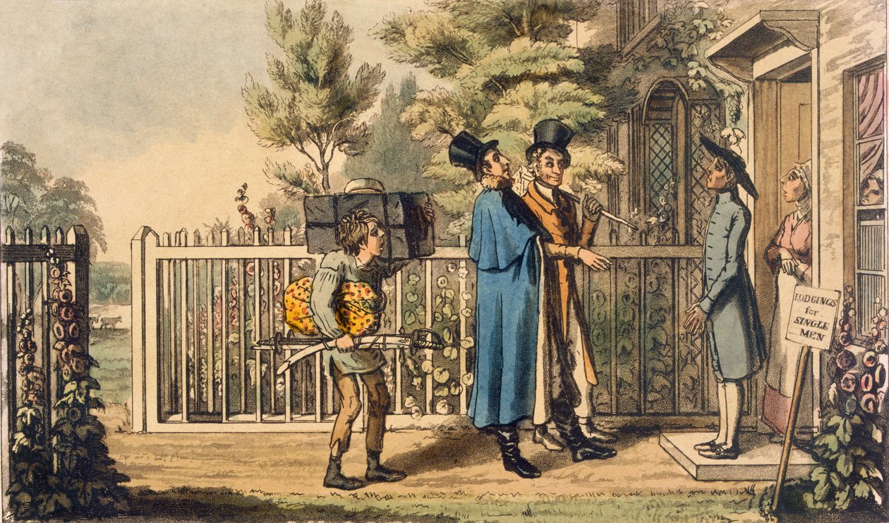 Illusztráció Pierce Egan "Life of an Actor" című, 1825-ben megjelent művéből (színes metszet). alkotó: Theodore Lane