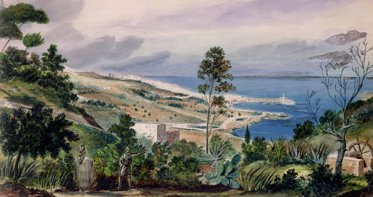 Algír általános képe, 1835 körül alkotó: Theodore Leblanc