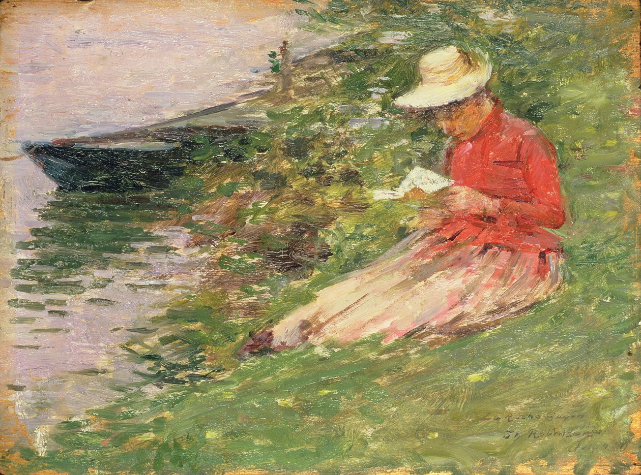 La Roche Guyon, 1891 alkotó: Theodore Robinson