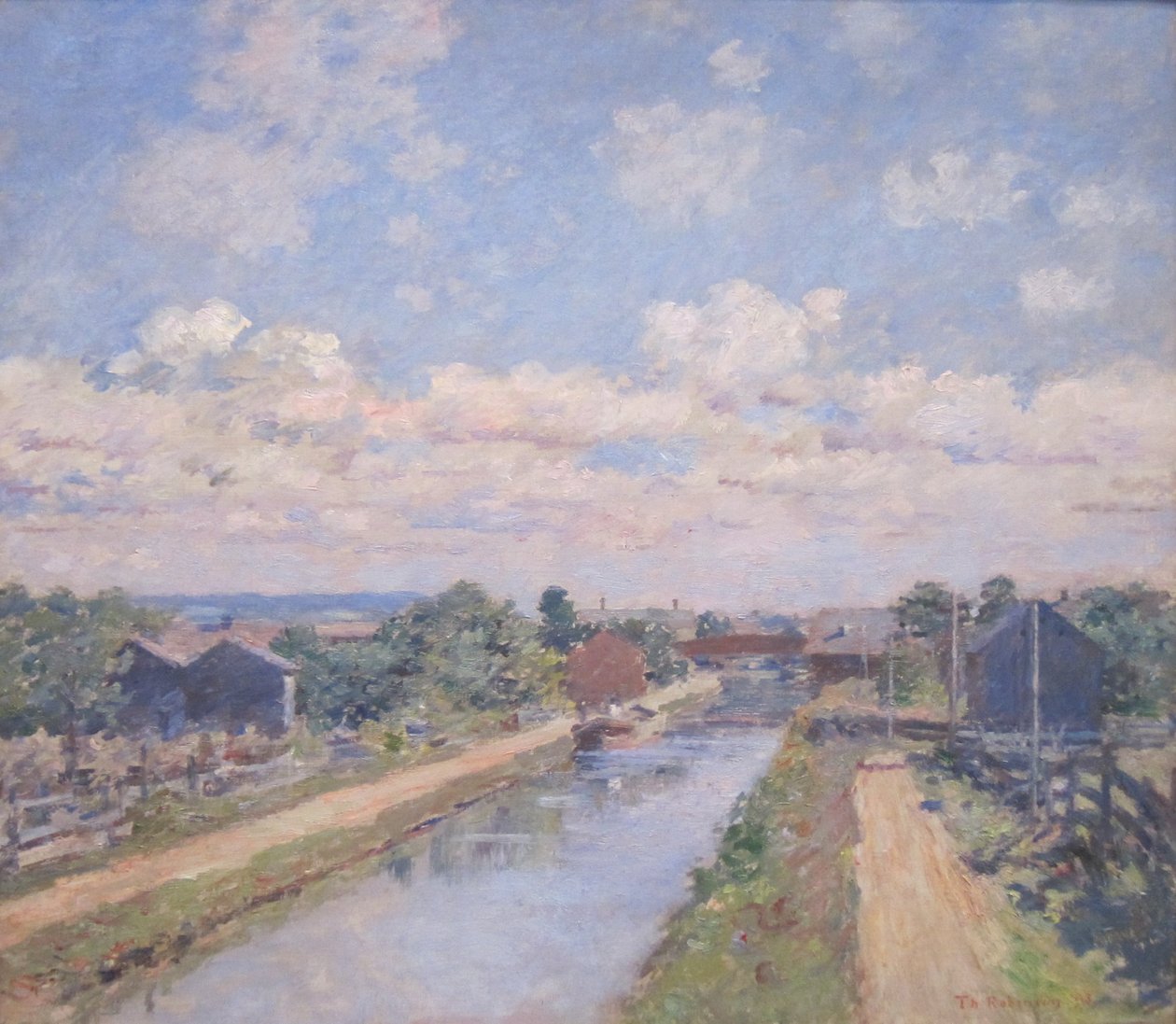 Port Ben, Delaware és Hudson -csatorna alkotó: Theodore Robinson