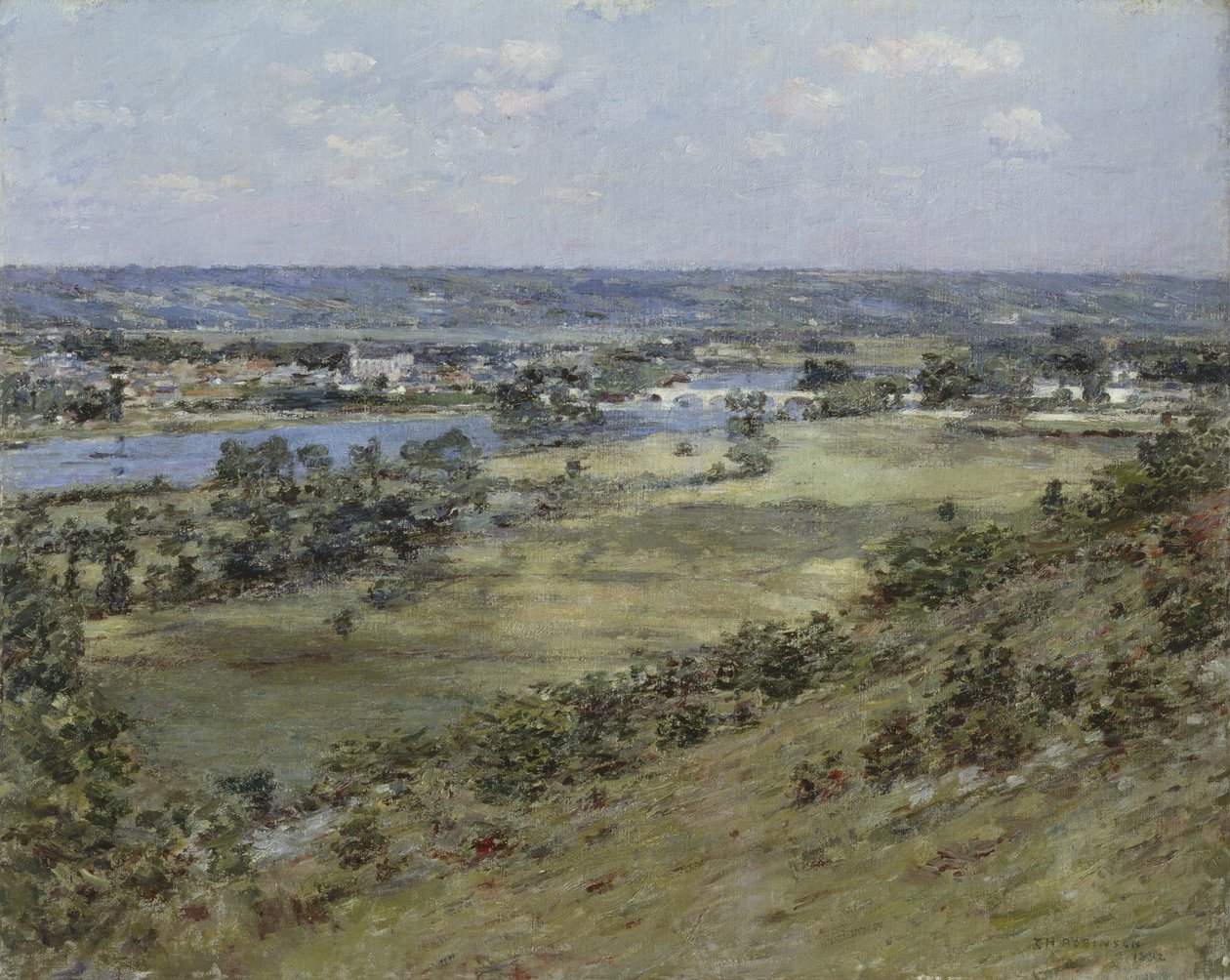 Szajna völgye, 1892 alkotó: Theodore Robinson