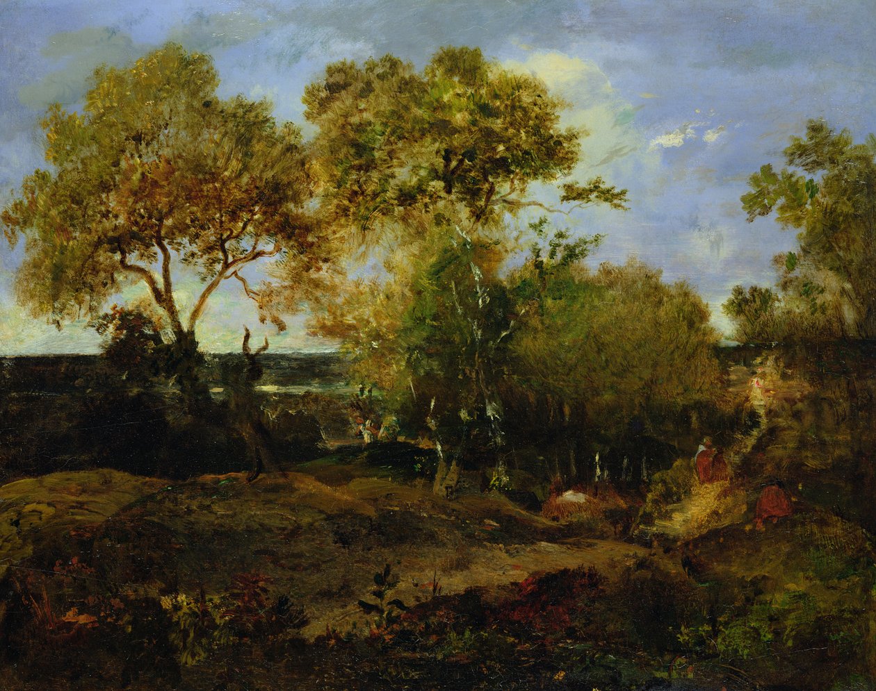 Az ősz vége alkotó: Pierre Etienne Theodore Rousseau