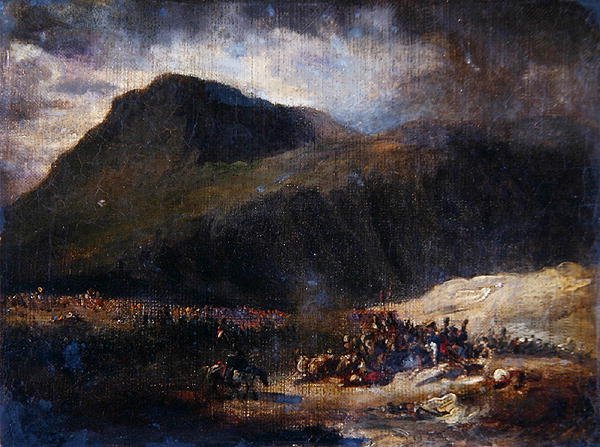 Csata Algéria francia meghódítása idején (olaj, vászon) alkotó: Theodore (attr. to) Gericault