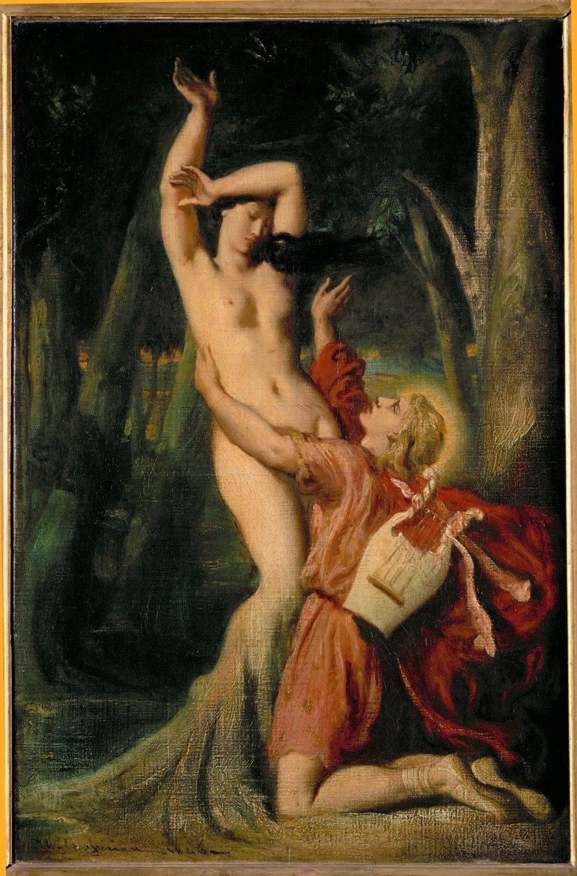 Apolló és Daphne ... alkotó: Théodore Chassériau