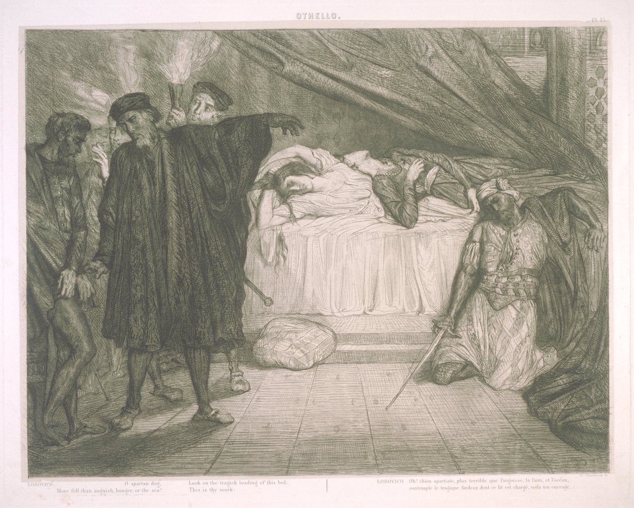 Othello alkotó: Théodore Chassériau