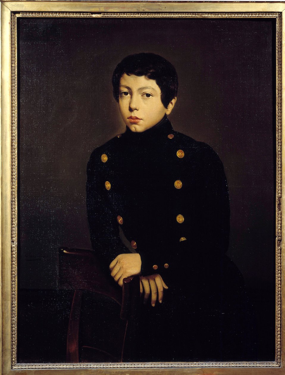 Ernest Chasseria (1823-1870) portréja, a bresti haditengerészeti iskola növendéke, a művész testvére. Theodore Chasseria (1819-1856) festménye 1836 V. 0,92x0,73 m alkotó: Théodore Chassériau