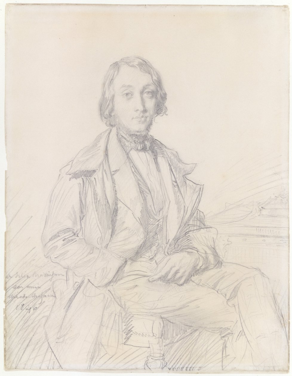 Félix Ravaisson portréja alkotó: Théodore Chassériau