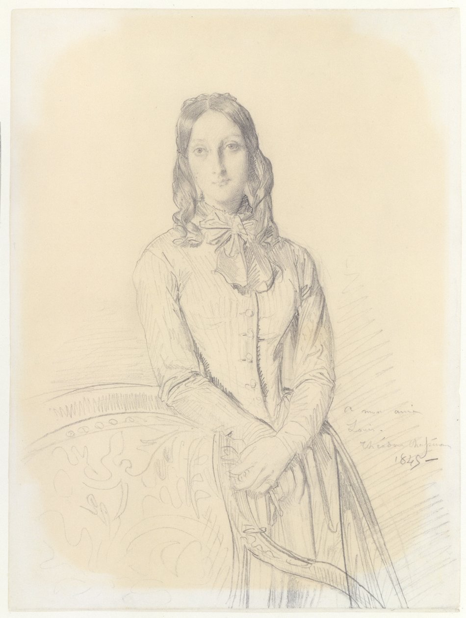 Madame Gabrielle Marcotte de Quivières portréja alkotó: Théodore Chassériau