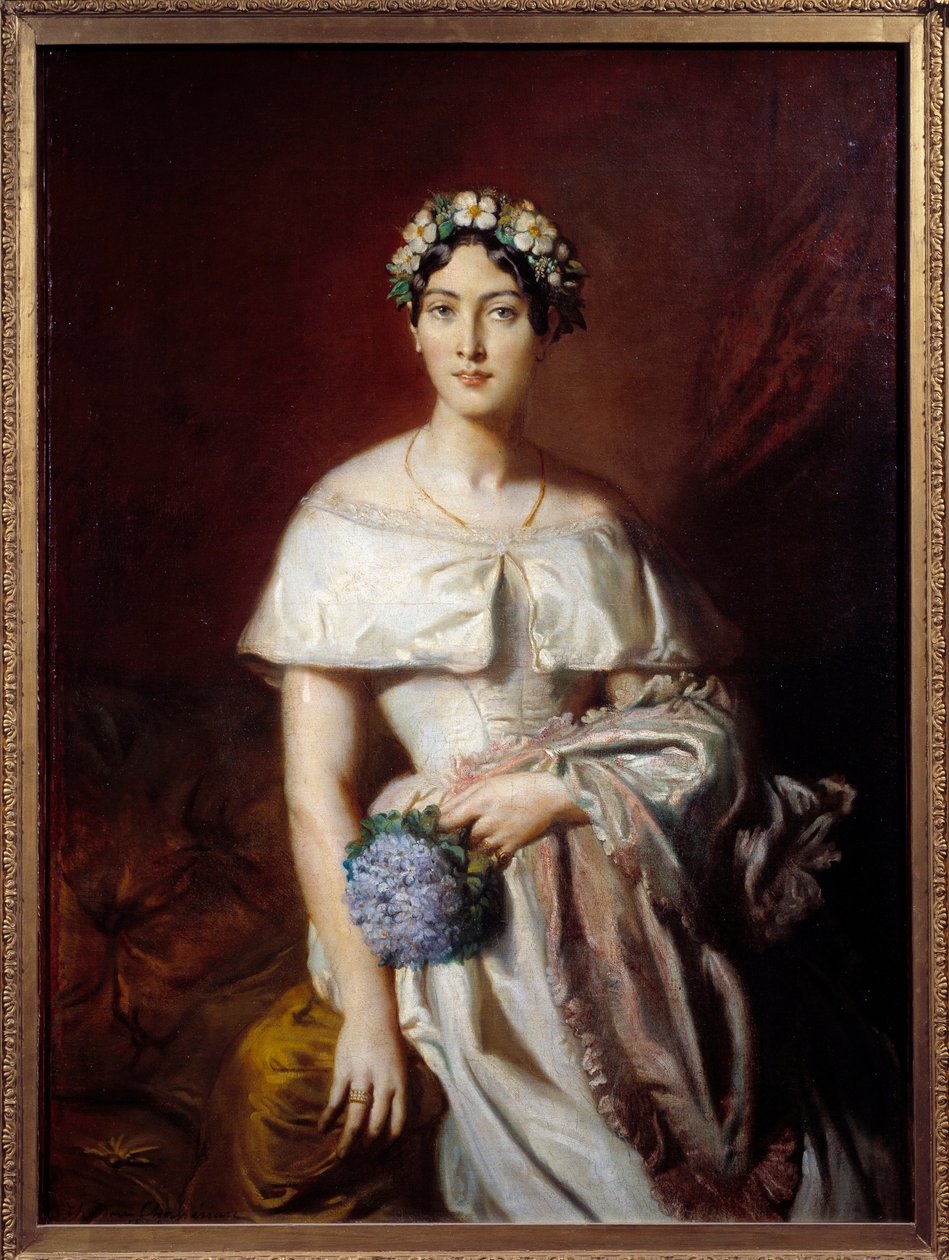 Mademoiselle de Cabarrus (Marie-Therese de Cabarrus) portréja. Theodore Chasseria (1819-1856) festménye alkotó: Théodore Chassériau