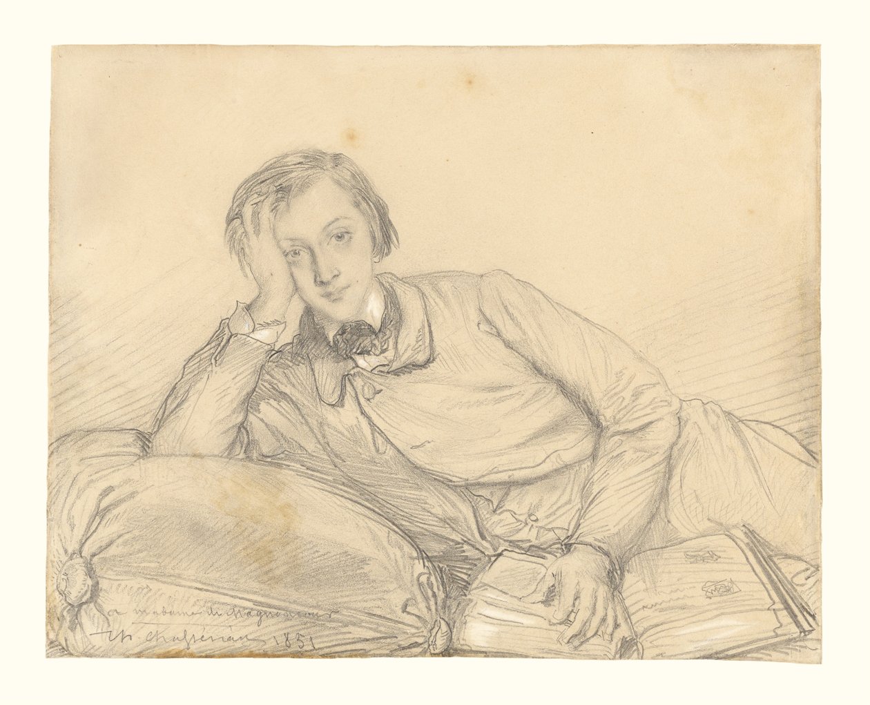 Raymond de Magnoncourt portréja alkotó: Théodore Chassériau