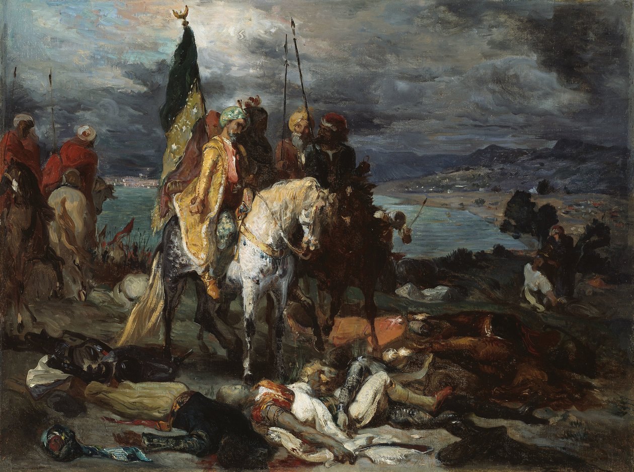 Szaracénok és keresztesek alkotó: Théodore Chassériau