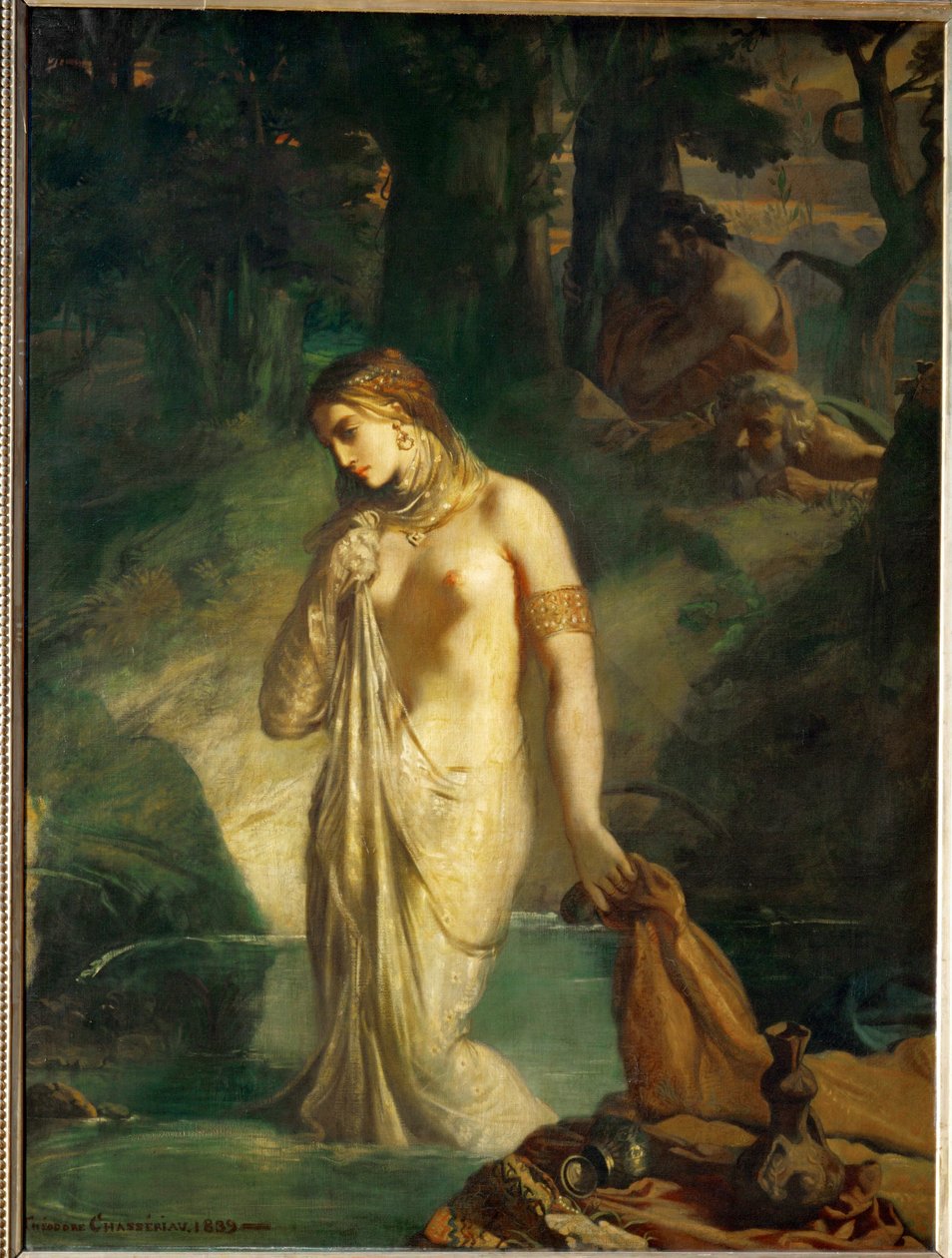Suzanne au bain - Susanna a kádban ... alkotó: Théodore Chassériau