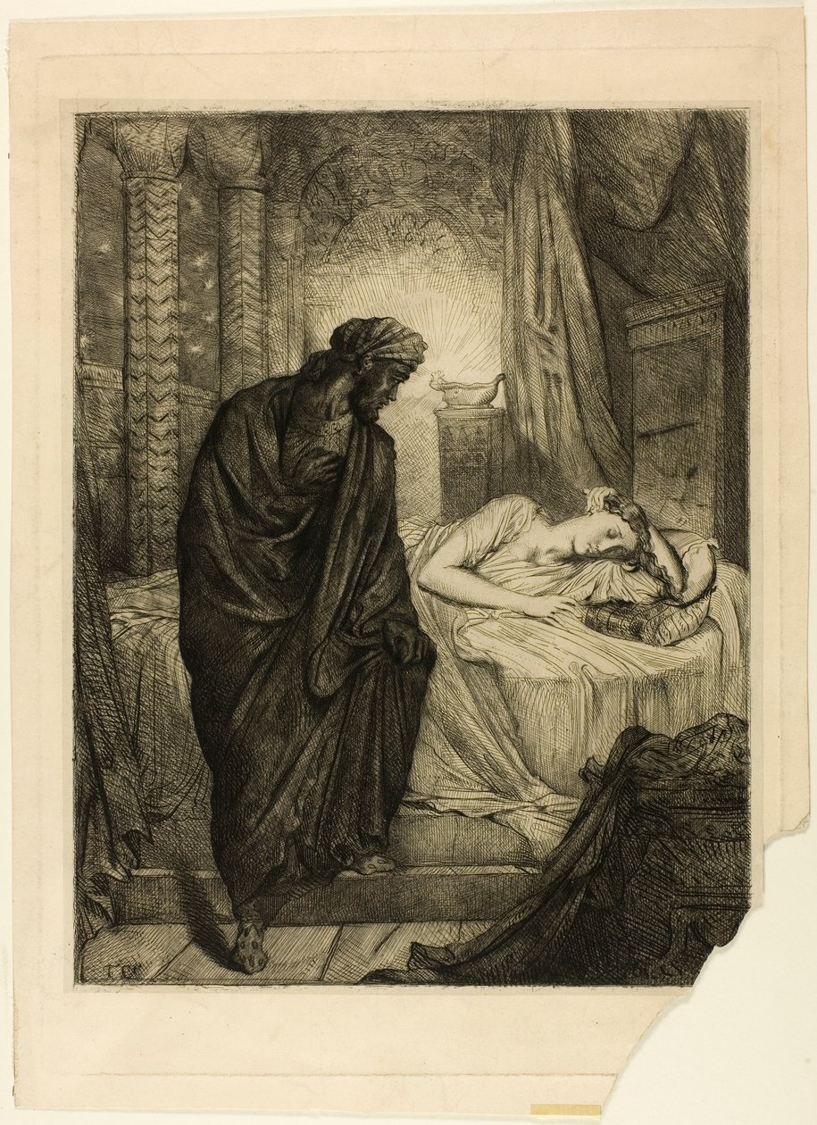 Mégis She Must Die, tizenegyes tányér az Othellotól alkotó: Théodore Chassériau