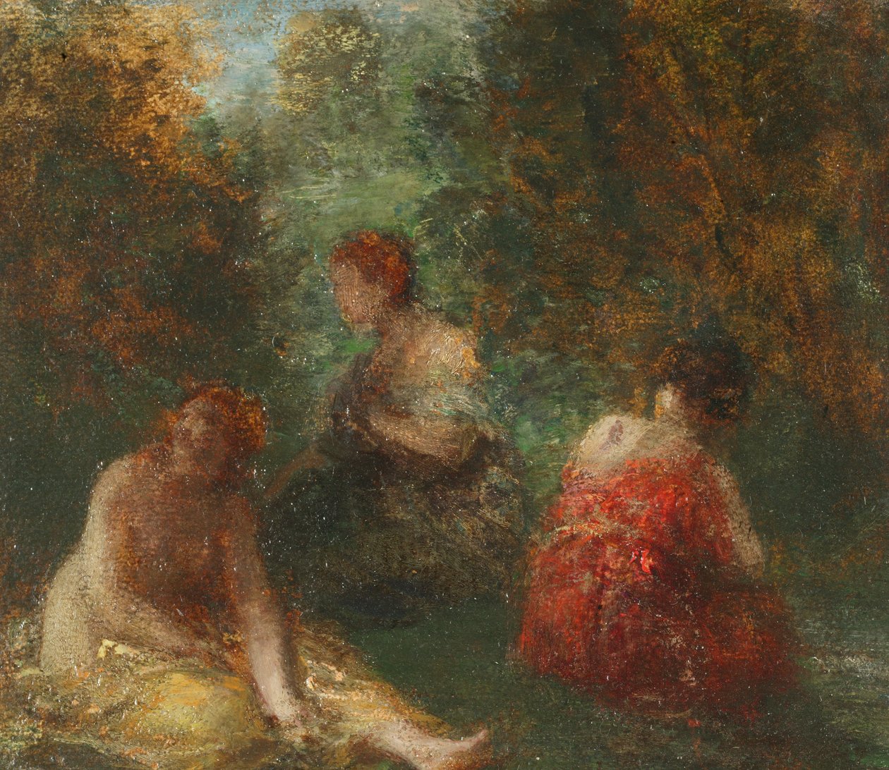 The Bathers, 1871-74 körül (olaj, vászon) alkotó: Theodore Fantin Latour
