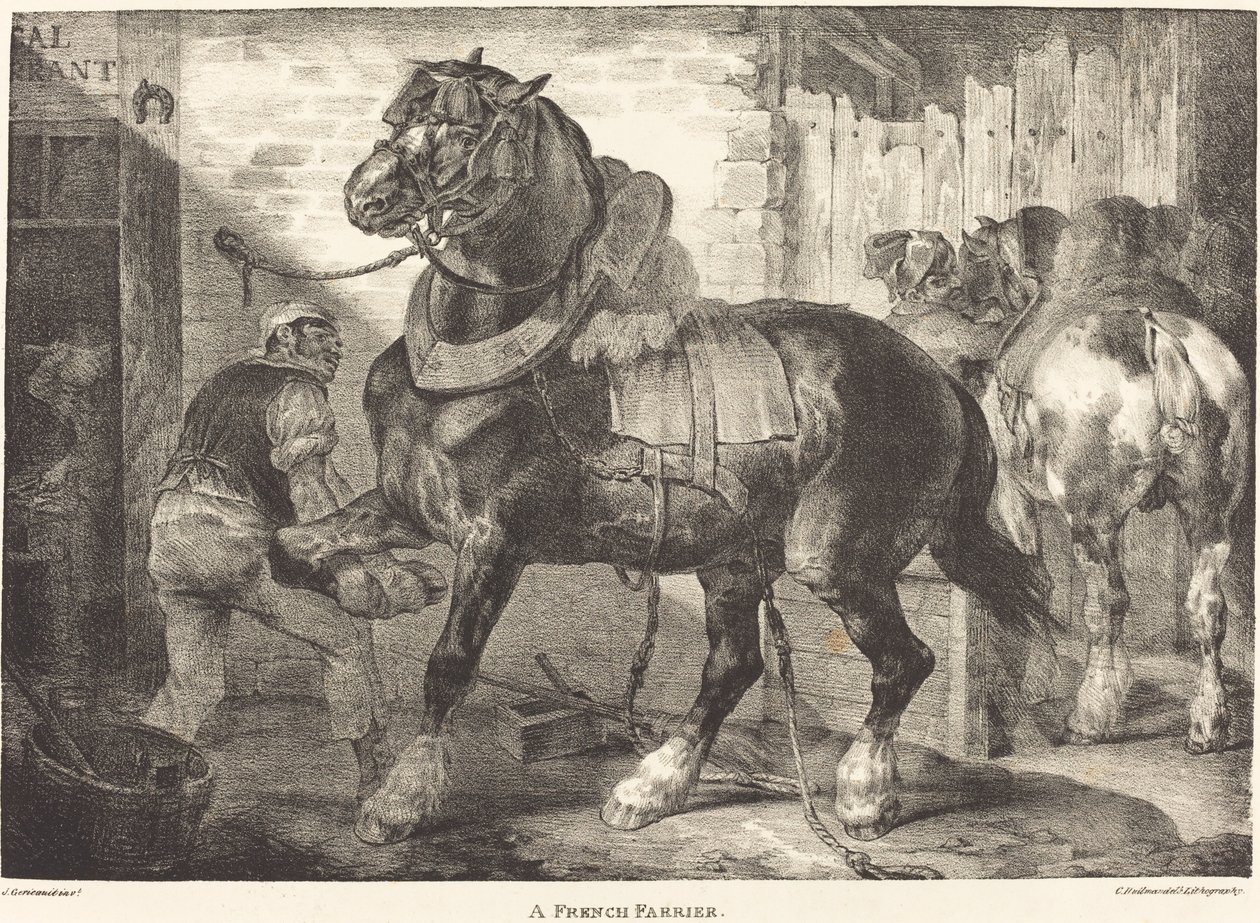 Egy francia patkolókovács alkotó: Theodore Gericault