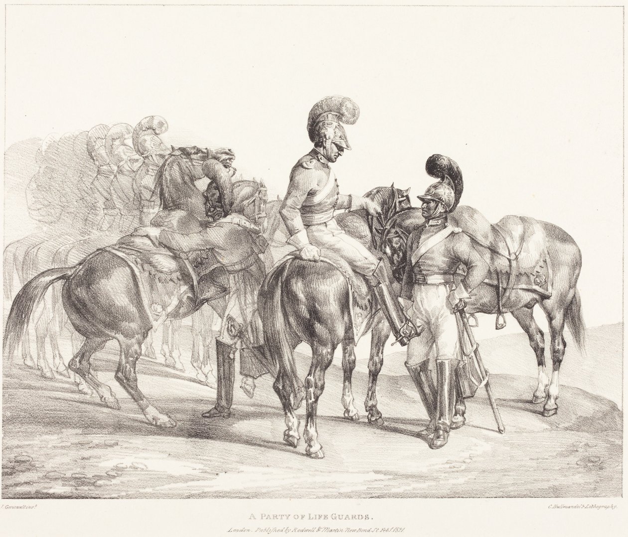 Egy vízimentő-csapat alkotó: Theodore Gericault