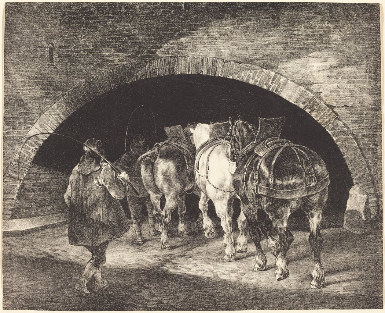 Adelphi Wharf alkotó: Theodore Gericault