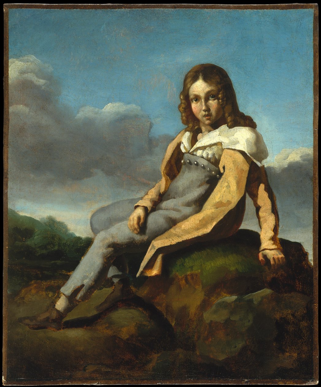 Alfred Dedreux (1810–1860) gyermekkorában alkotó: Theodore Gericault