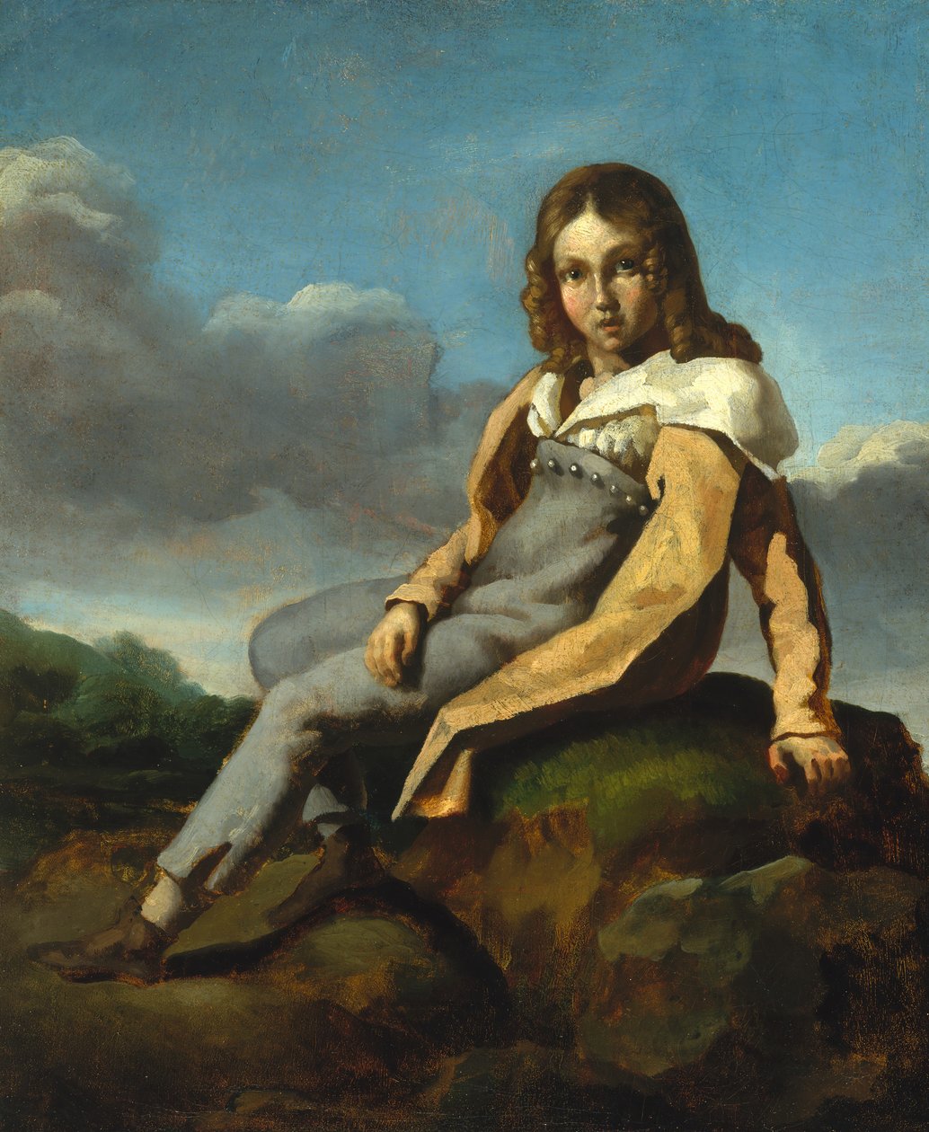 Alfred Dedreux 1810-1860 gyermekként, kb. 1819-20. alkotó: Theodore Gericault