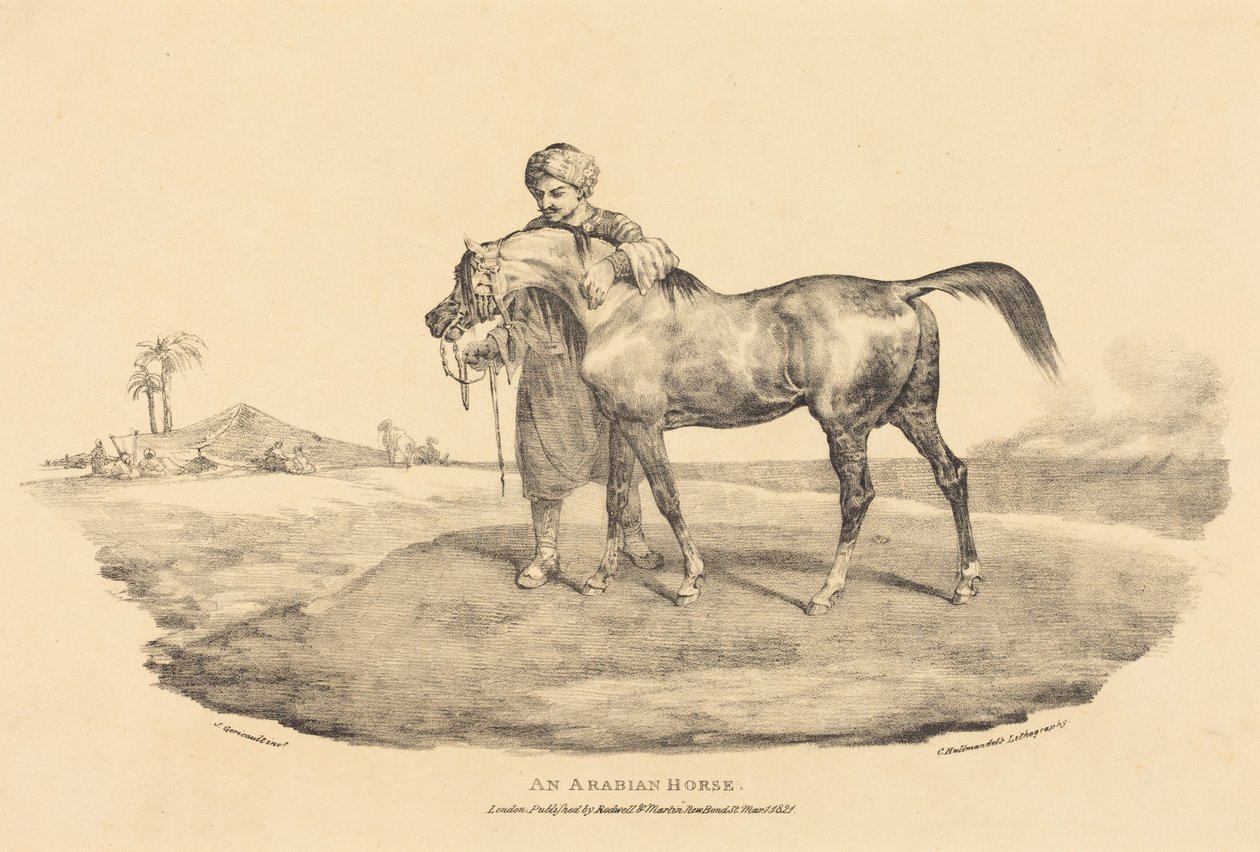 Egy arab ló alkotó: Theodore Gericault