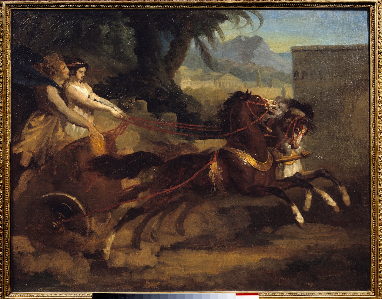Ősi tankverseny Theodore Gericault (1791-1824) festménye 1808 dim.0,63x0,79 m Rouen, Musee des Beaux Arts alkotó: Theodore Gericault