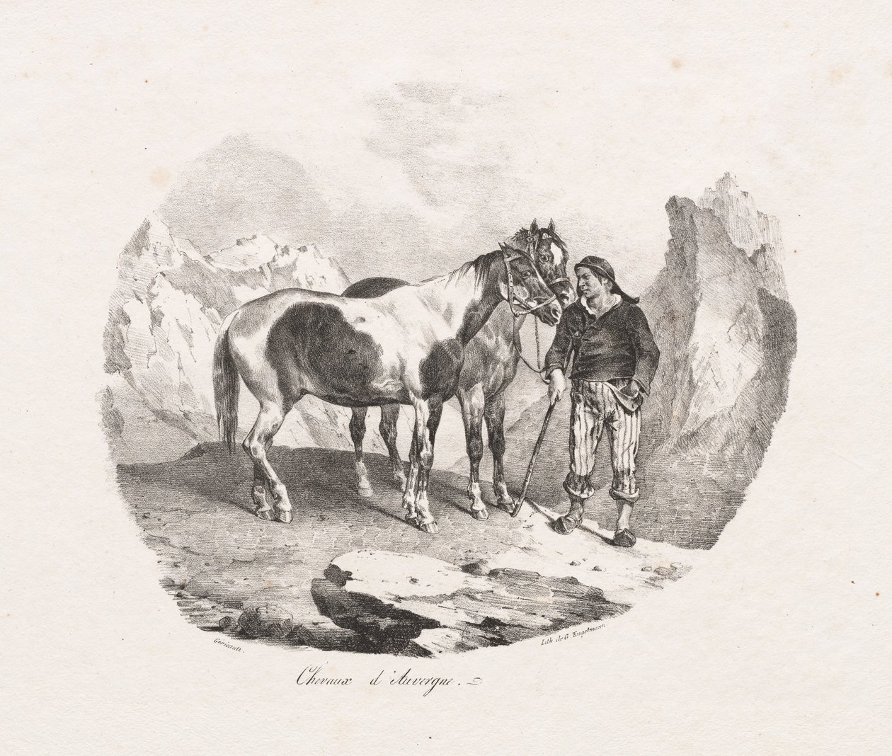 Auvergne-i lovak alkotó: Theodore Gericault