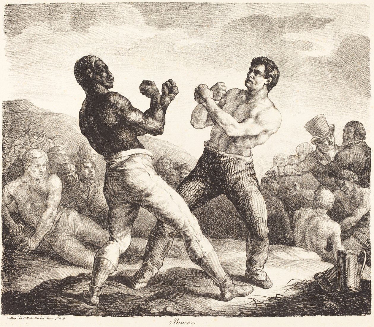 Boxeurs (The Boxers) alkotó: Theodore Gericault