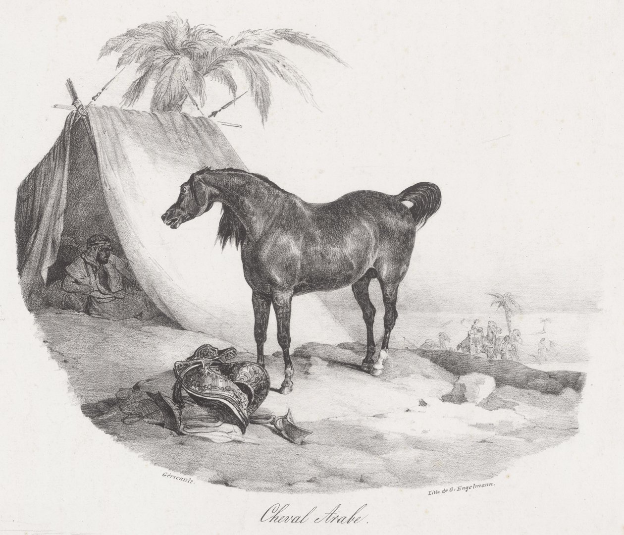 Arab ló (An Arabian Horse) alkotó: Theodore Gericault
