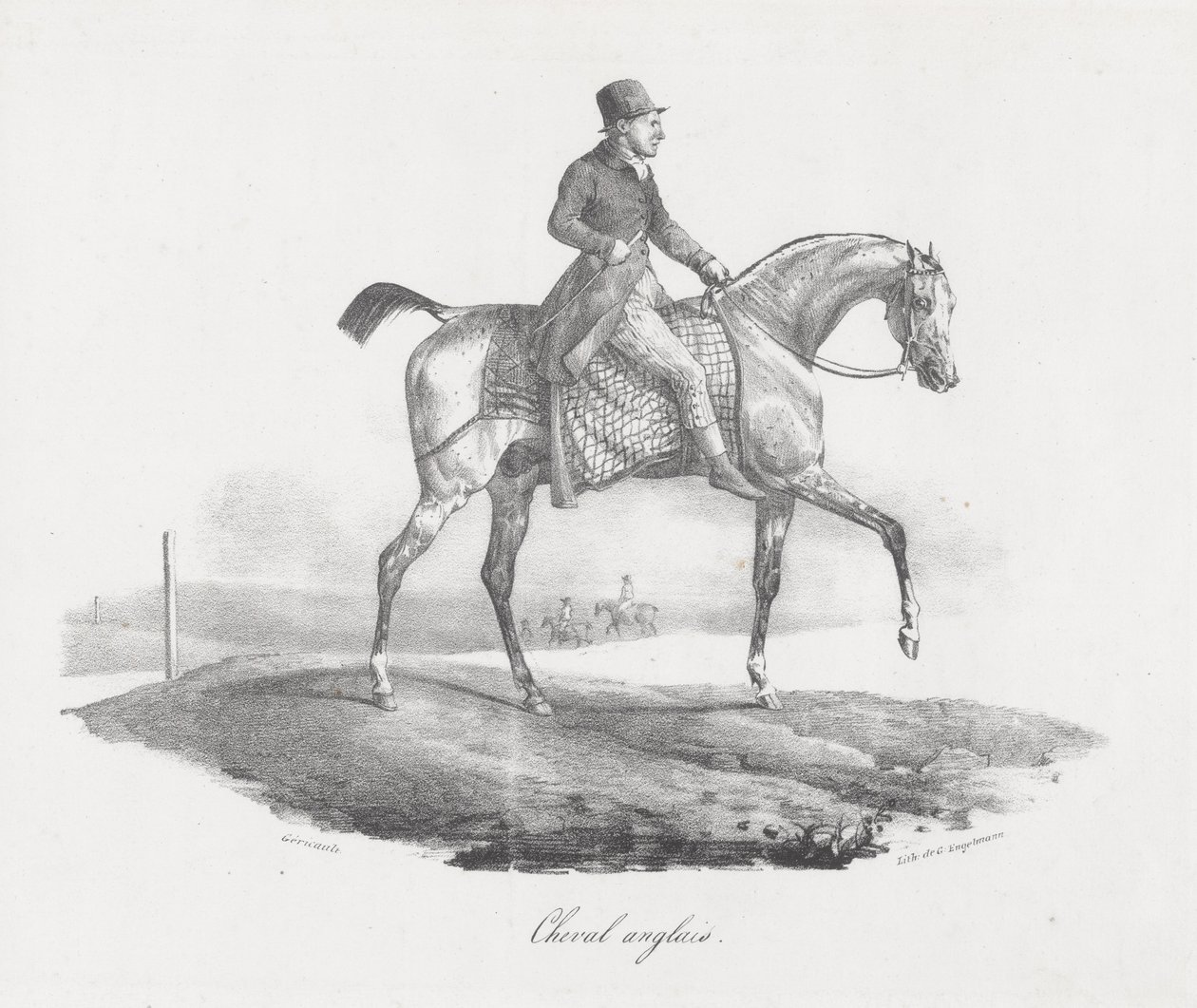 Angol ló (An English Horse) alkotó: Theodore Gericault