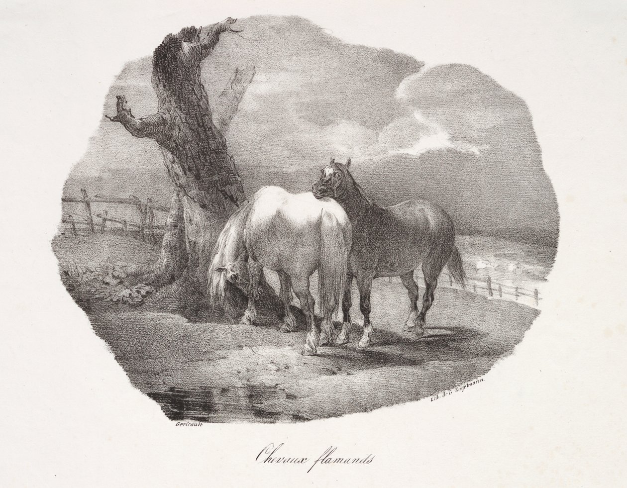Flamand lovak alkotó: Theodore Gericault