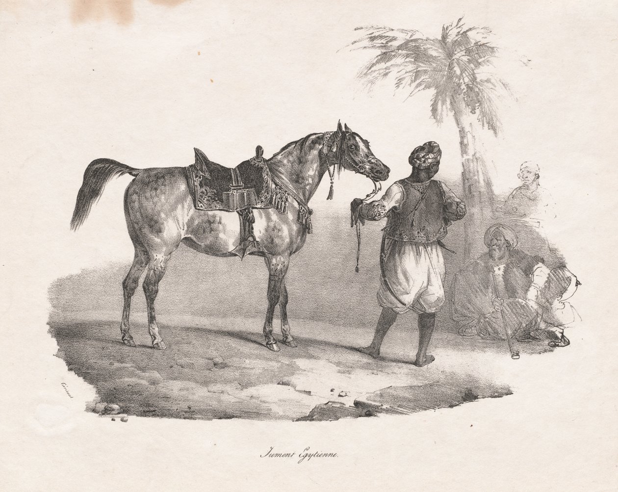 Egyiptomi kanca, 1822. alkotó: Theodore Gericault
