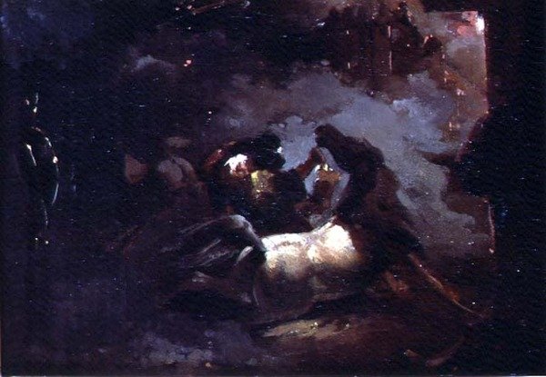 Epizód az egyiptomi kampányból (olaj, papír) alkotó: Theodore Gericault