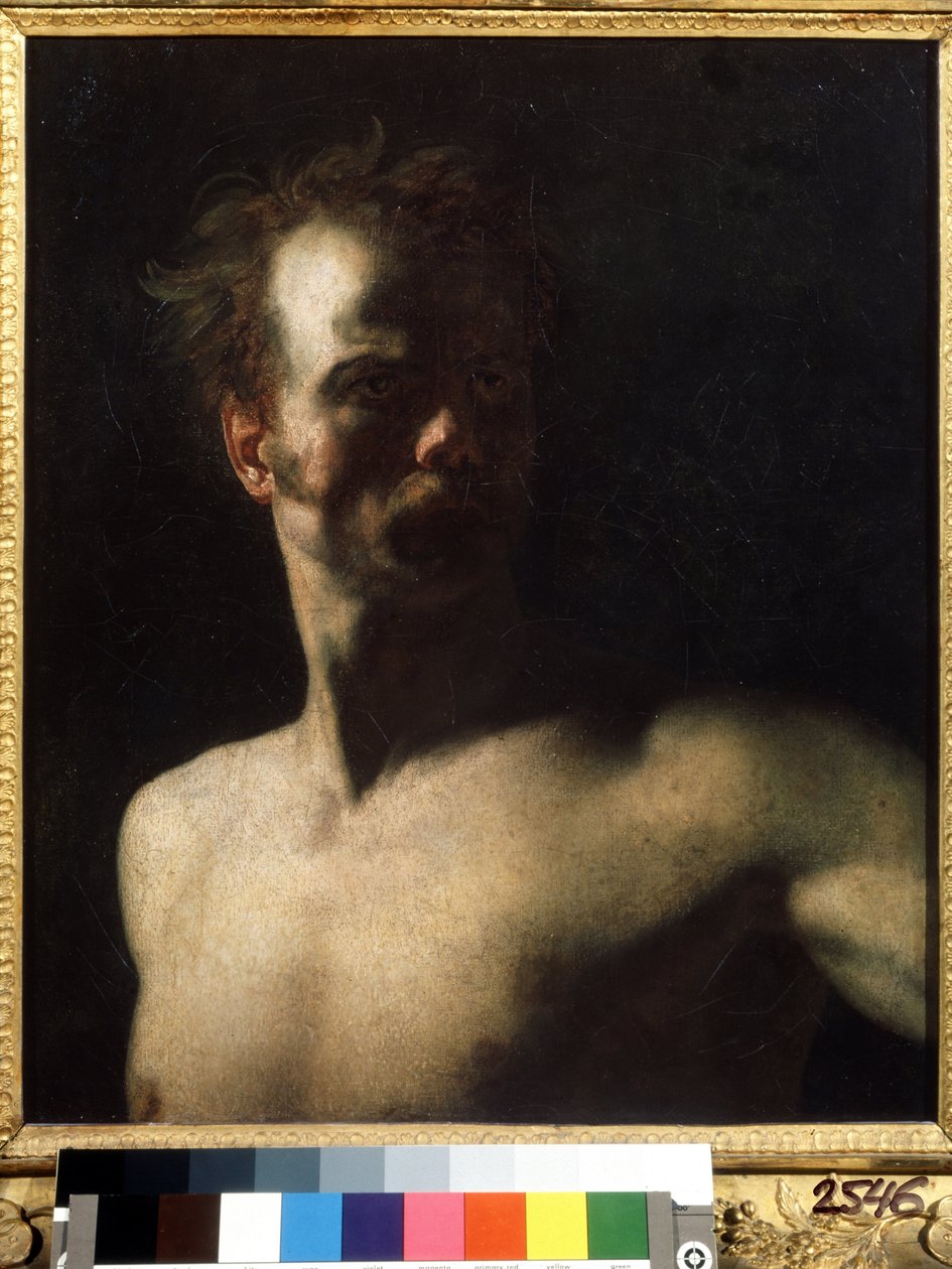 "Akttanulmány" Theodore Gericault (1791-1824) festménye 1810-1811 Puskin Múzeum, Moszkva alkotó: Theodore Gericault