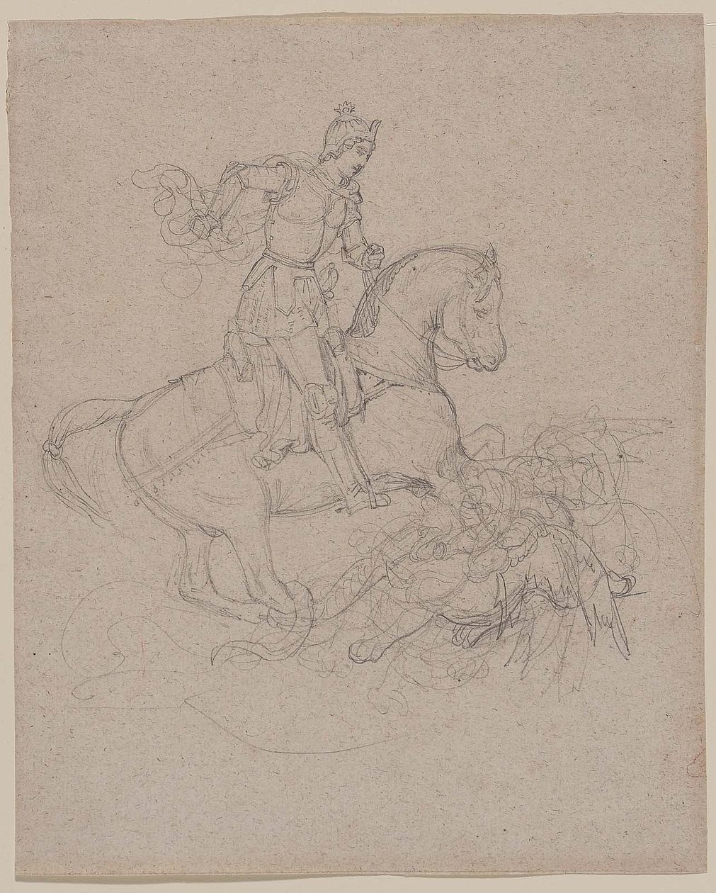Géricault - Szent György és a sárkány, 1816-17 alkotó: Theodore Gericault